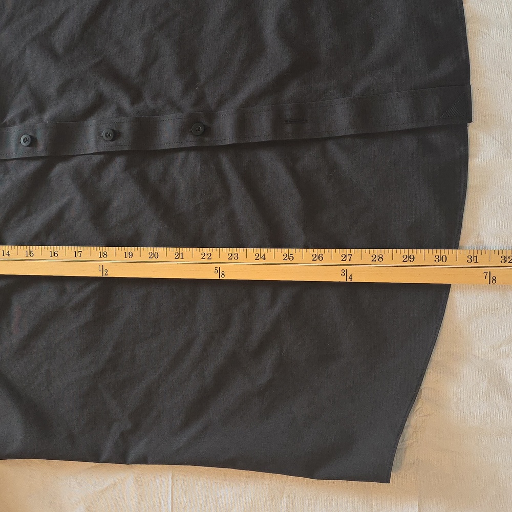 UNTUCKit‎ Men's Solid Black Long Sleeve Button Down Shirt XXL Slim Tall - Picture 5 of 8